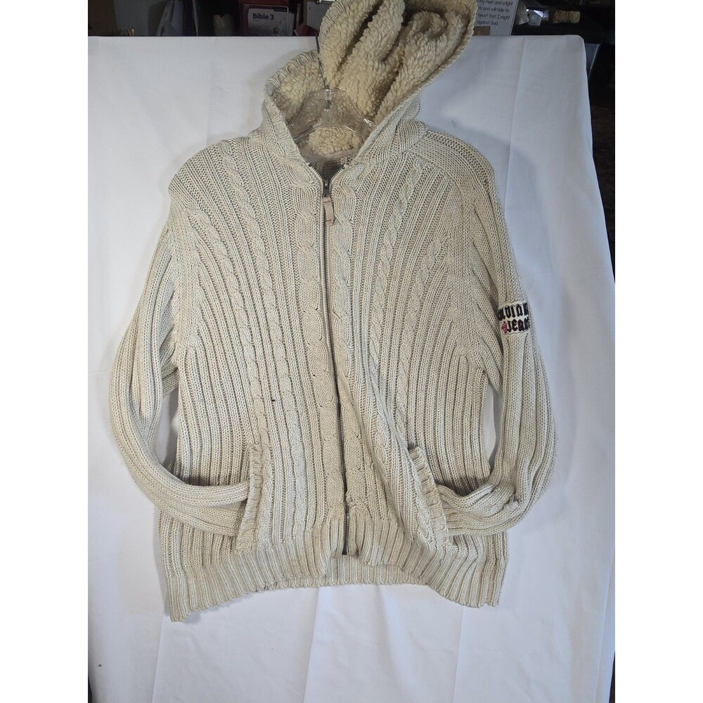 Calvin Kline Jeans Zip Up Sweater Jacket 100 Percent Cotton